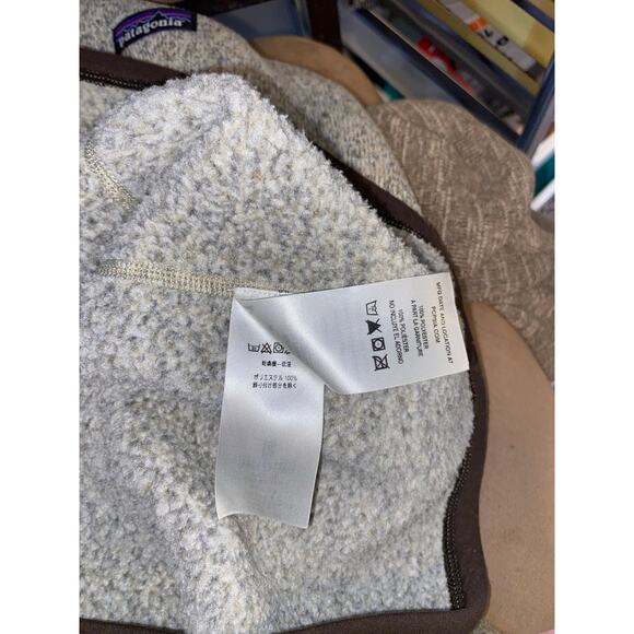 Patagonia Men’s Large Brown Long Sleeve Quarter Zip Sweater GUC Work Wear Top - Picture 7 of 12